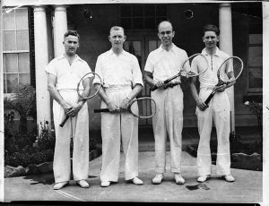 Tennis players (copy of photograph for AWA)