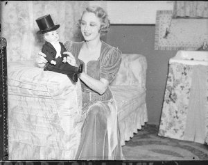 Irene Purcell with doll
