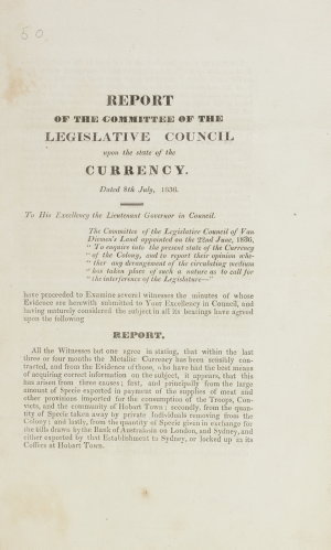 Report of the Committee of the Legislative Council upon...