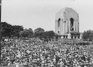 Opening of Anzac War Memorial, Sydney, by Duke of Glouc...