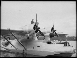 Captain PG Taylor, pioneer airman, and Catalina plane a...