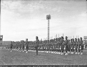 Highland gathering: Scottish Regiment