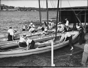 Navy League sea cadets at Schnapper Island (taken for M...