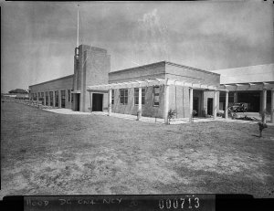 Opening of General Motors works at Pagewood. Front of t...