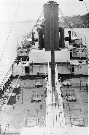 Deck of oil tanker "Woensdrecht"