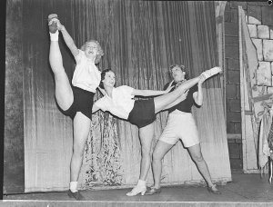 Rehearsal "Swing Along" at Theatre Royal (taken for J.C...