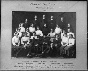 Newcastle High School probationary students 1911