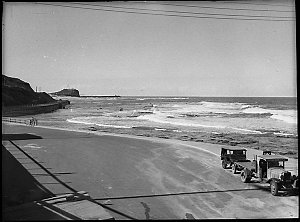 Newcastle beach looking towards Nobbys