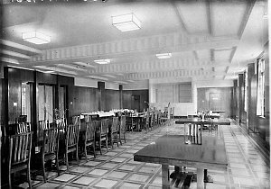 Interior of dining hall, RAAF Base, Richmond