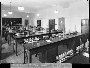 A large chemistry teaching laboratory, Barker College, ...