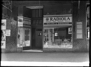 Radio shops (taken for Mr Hillier, AWA)