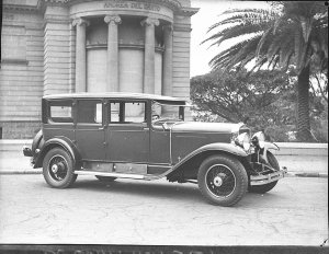 Liberty Motors; 1929 Cadillac (taken for "Telegraph" cl...