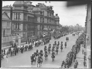 Arrival of Governor by "Orford"