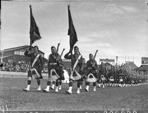 Highland gathering: Scottish Regiment