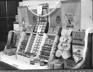 John Sands packing exhibition at Town Hall