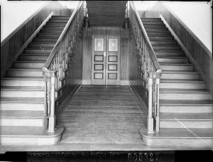 Unidentified ecclesiastical institution; entrance hall ...