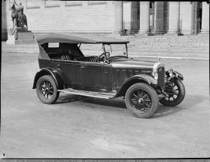 Liberty and Crouch Motors; Austin car (taken for "Teleg...