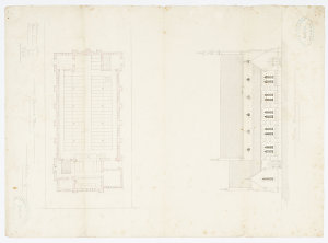 Plans of an unidentified church, ca. 1842-1883 / drawn ...