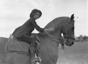 Young girl on her horse, Liverpool Show