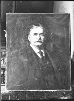 Copy of oil painting of JC Williamson (taken for J.C. W...