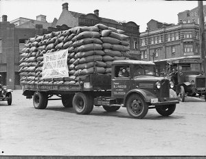 Record Sydney Transport Ltd truck-load of peanuts (take...