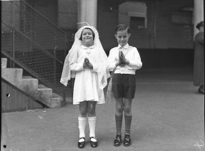 St Francis' Convent; first communion