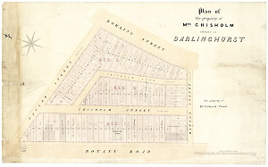 Plan of the property of Mrs. Chisolm, situated at Darli...