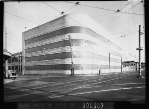 Corner factory/warehouse building, Australia Glass Work...