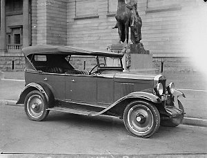 Bretnall Motors car (taken for "Telegraph" classified a...