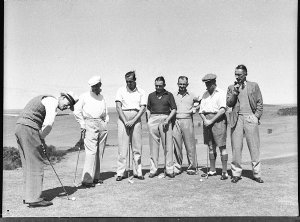 Golf at N.S.W. Golf Links at La Perouse (taken for "Gol...