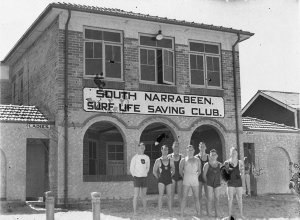 South Narrabeen SLS outside their clubhouse
