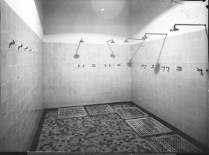 Mass shower room