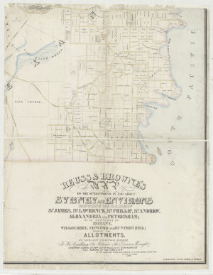 Reuss & Browne's map of the subdivisions in and about S...