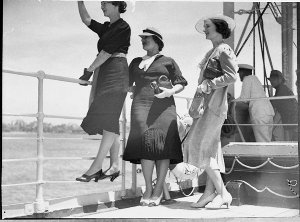 David Jones' models (?) Arrival of "Monterey" (?)