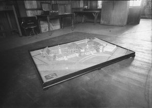 Architectural model of Wesley College