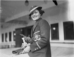 Swimmer Claire Dennis leaves for 1934 Empire Games