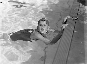 Swimmer Frank Guthrie at Belmore Central School's secon...