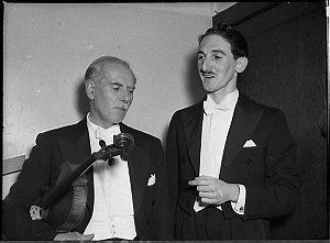 Bernard Shore and Raymond Fisher at Blackhall House