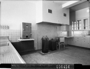 Section of the scullery, Rachel Forster Hospital