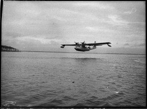 Captain PG Taylor, pioneer airman, and Catalina plane a...
