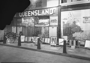 Queensland Government Tourist Bureau exhibit