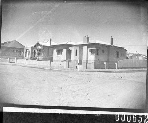 A row of company houses (taken for BHP, on Adelaide-Why...