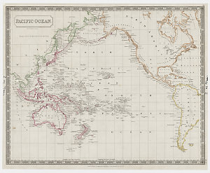 Pacific Ocean [cartographic material] / by Sidney Hall.
