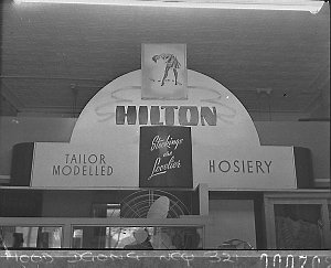Hilton Hosiery advertisement (taken for Mr Guille, Gene...