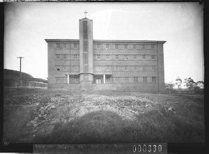 View of the front of the building, Newcastle Mater Mise...