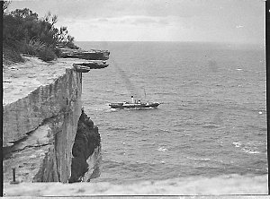 Launch wreck, North Head