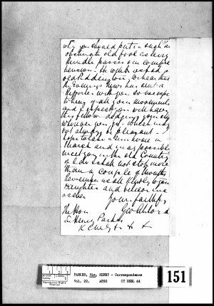 Volume 022: Correspondence, L, 1861-1895