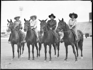 Cowgirls and cowboys at the Royal Easter Show