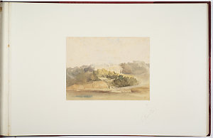Album of sketches and watercolours in England and Austr...