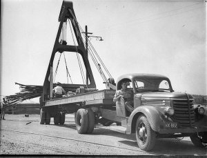 Pittman mobile crane (job for Transportation)